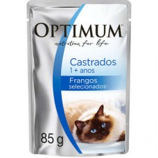 Sachê Optimum Castrados Adulto Frango 85g